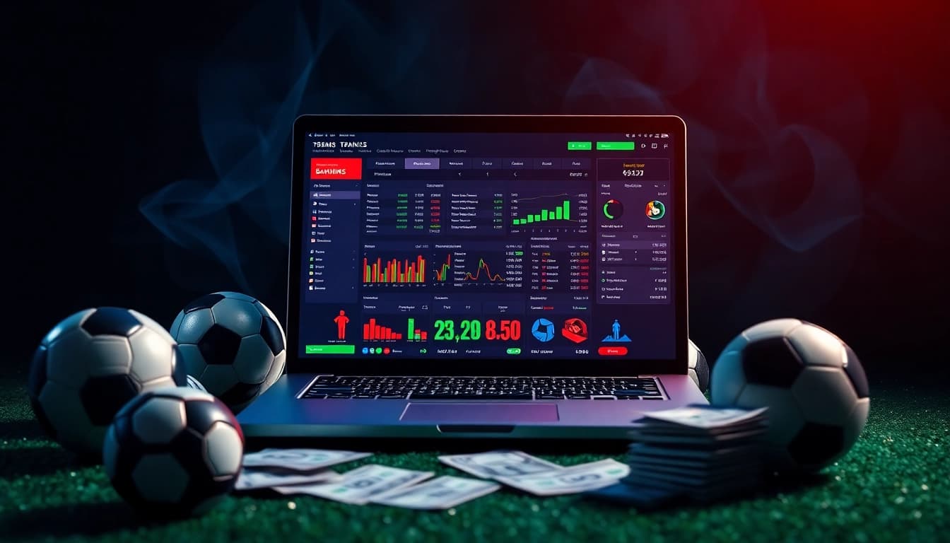 Explore the world of trang cá cược bóng đá with vibrant betting visuals and professional appeal.