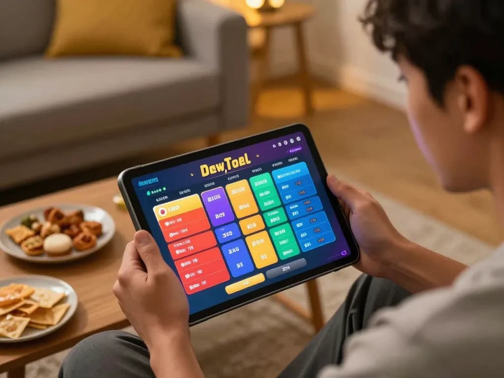 Dewa togel player engaging in mobile betting with exciting live draw results.