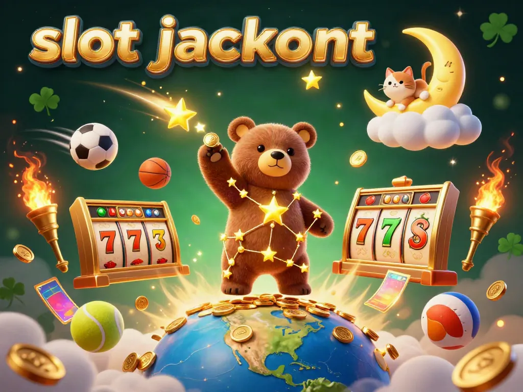 Spin for a chance at the slot jackpot with vibrant casino elements and lucky symbols!
