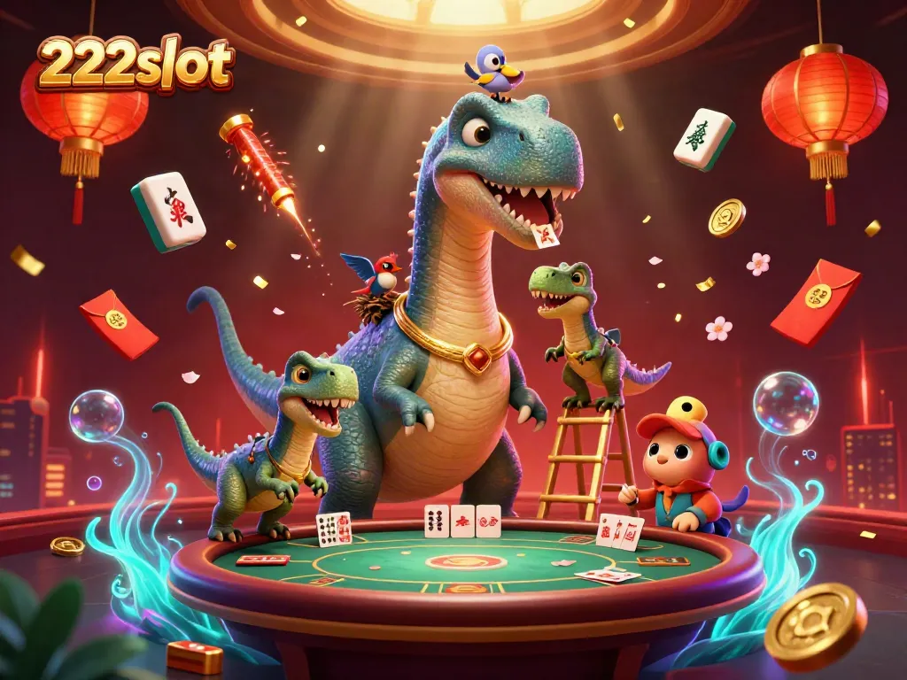 Bermain di kasino online 222slot dengan meriah, seperti brontosaurus dan raptor, sambil menikmati hiburan dan kesenangan.