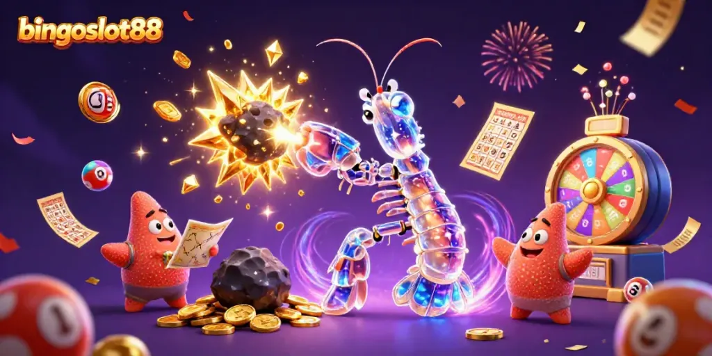 Menangkan permainan bingo dengan bingoslot88, galak samurai mantis dari luar angkasa menciptakan kejutan dengan harta berkilau.