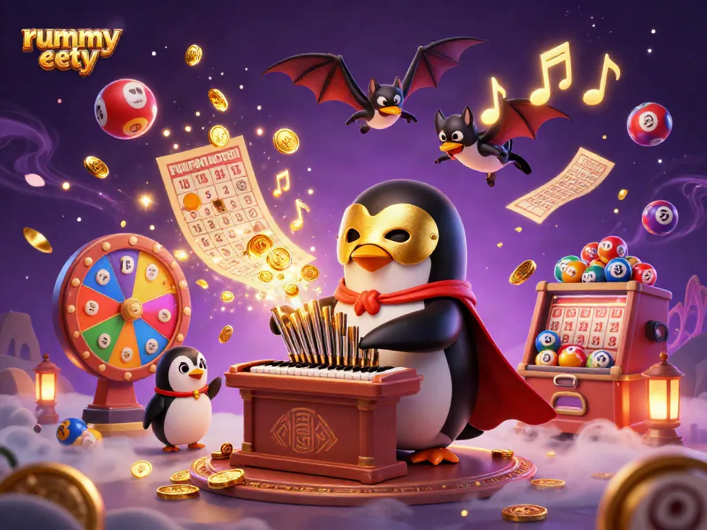 Permainan Rummy Deity dengan karakter imut dan suasana menyenangkan yang penuh kemewahan