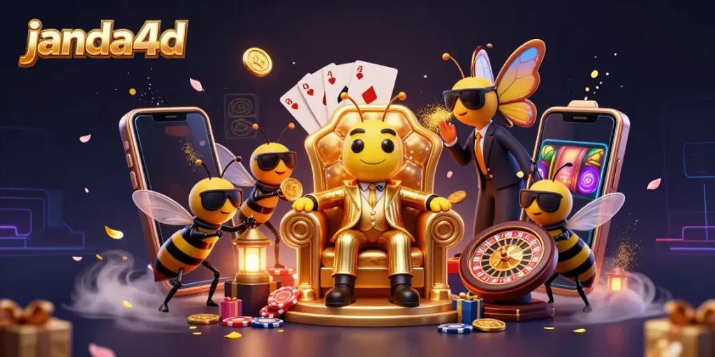 Menangkan pengalaman bermain slot di janda4d dengan ilustrasi kasino yang menarik.