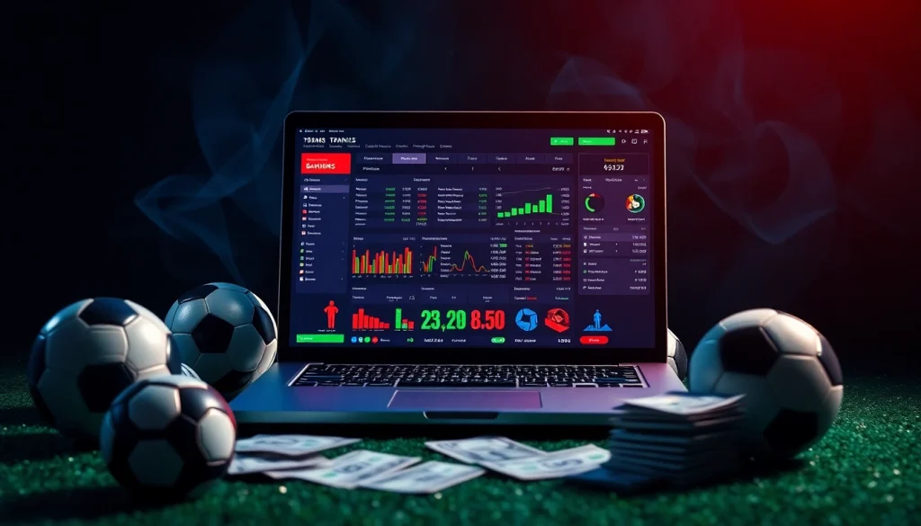 Explore the world of trang cá cược bóng đá with vibrant betting visuals and professional appeal.