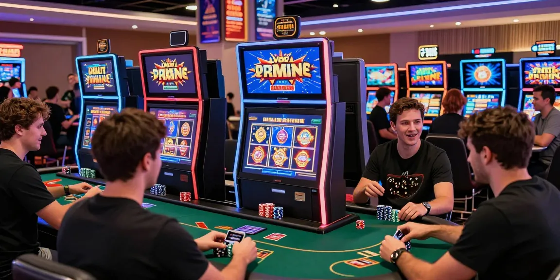 Players interacting with credit card casinos showcasing vibrant gaming options and promotions.