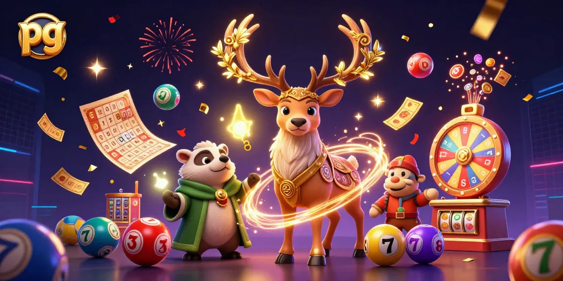 Spin and win big with pg's vibrant animated casino scene filled with colorful games and prizes.