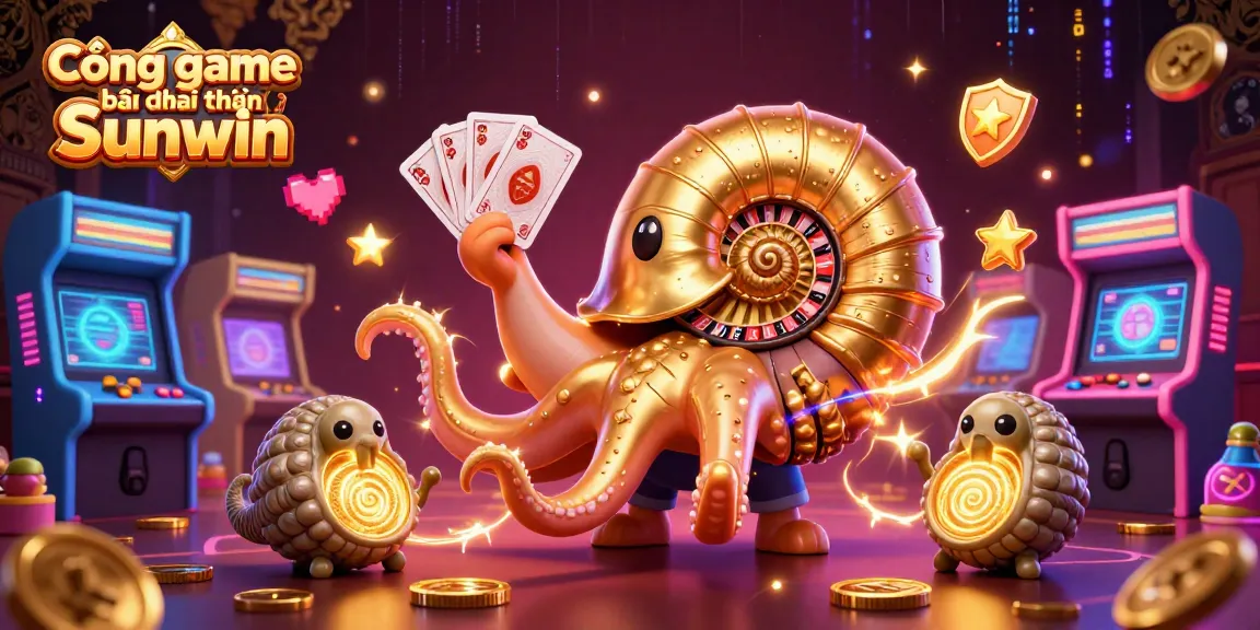 Cổng game bài đổi thưởng Sunwin offers an exciting gaming experience with colorful characters and arcade-style energy.