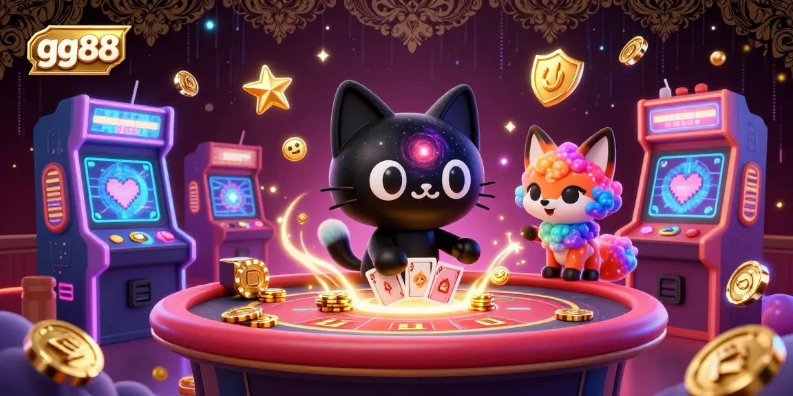 Engage with the cosmic casino world of gg88 featuring vibrant gaming elements and captivating characters.
