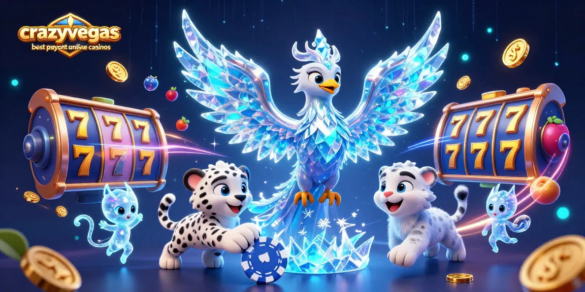 Experience the thrill of crazyvegas best payout online casinos with colorful ice sprites and dynamic slot elements.